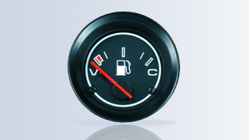 Indica a quantidade de combustível no tanque do veículo.